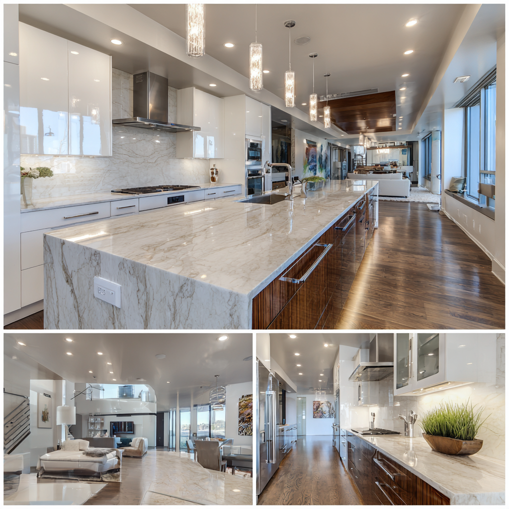 Modern kitchen amenities at ClarityCore Advisors in Carson, California